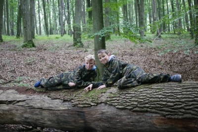 Obóz survivalowy w Borach Tucholskich