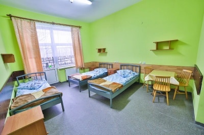 pokoje w budynku szpitala